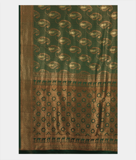 Green Mysore Silk Saree T2192224