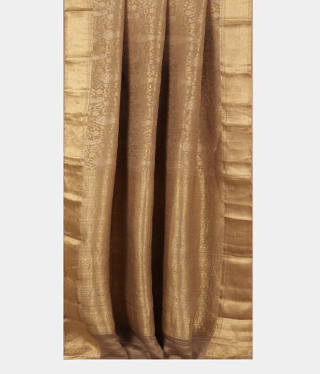 Grey Mysore Silk Saree T2493462