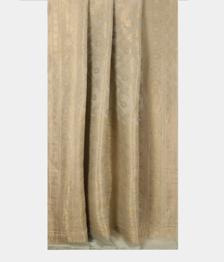 Powder Blue Mysore Silk Saree T2896552