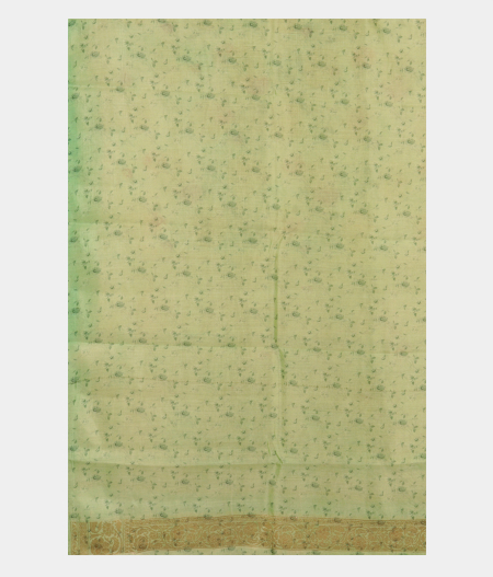 Light Green Chaniya Silk Saree T2845123