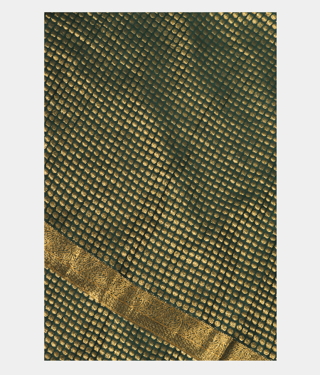 Bottle Green Mysore Silk Saree T269581-image