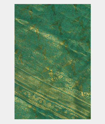 Green Mysore Silk Saree T265193-image