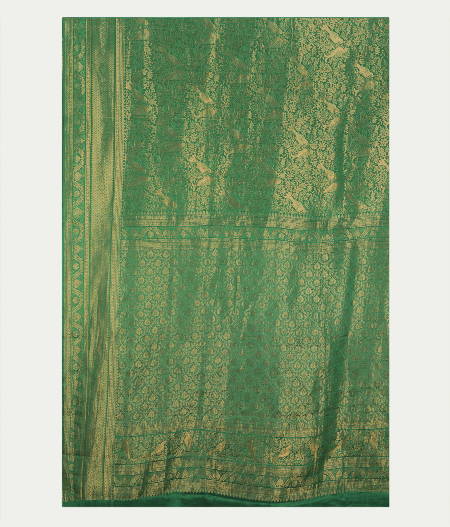 Green Mysore Silk Saree T2651934