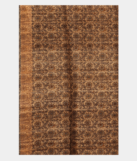 Brown Woven Organza Saree T2831173