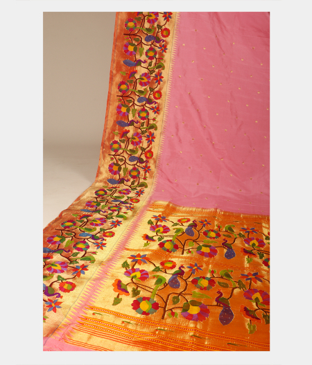 Pink Paithani Silk Saree T2851503