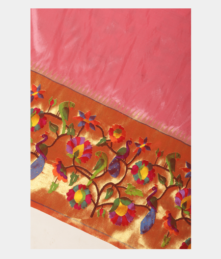 Pink Paithani Silk Saree T2851504