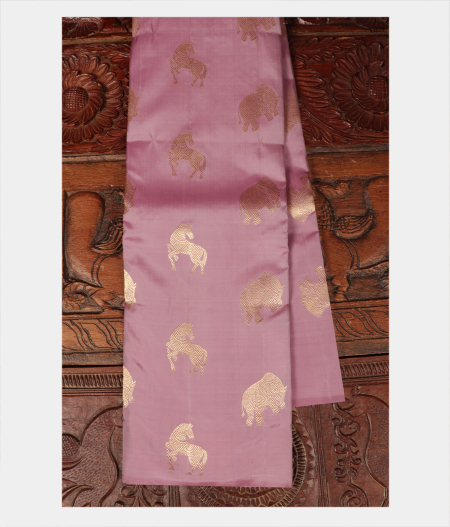 Lavender Handwoven Kanjivaram Silk Saree T286032-image