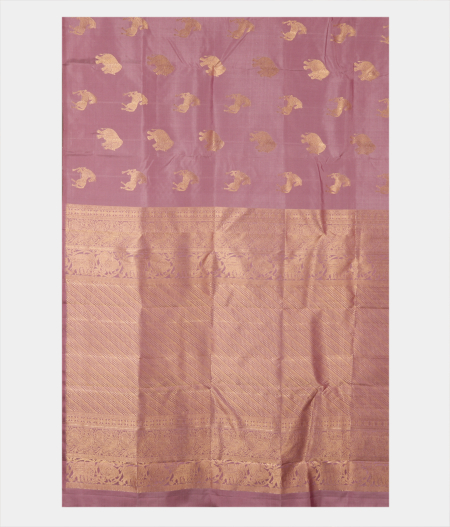Lavender Handwoven Kanjivaram Silk Saree T2860324