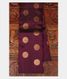 Purple Handwoven Kanjivaram Silk Saree T2860271