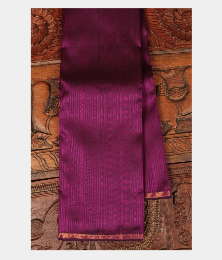 Purple Handwoven Kanjivaram Silk Saree T285530-image