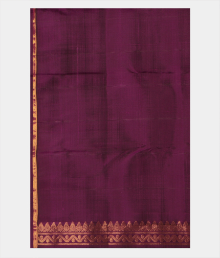 Purple Handwoven Kanjivaram Silk Saree T2855303