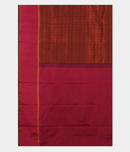 Purple Handwoven Kanjivaram Silk Saree T2795504