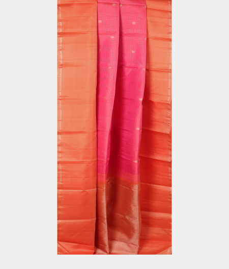 Pink Handwoven Kanjivaram Silk Saree T2844062