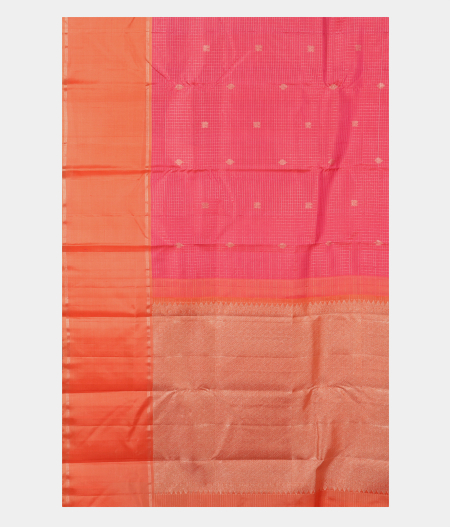 Pink Handwoven Kanjivaram Silk Saree T2844064