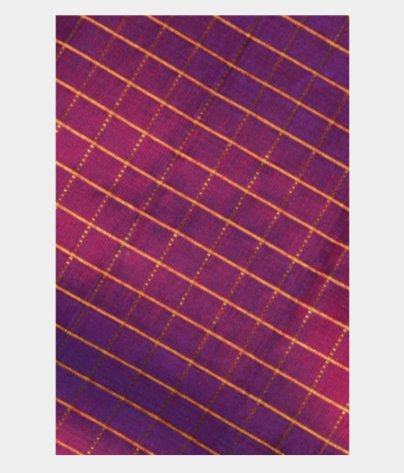 Purple Handwoven Kanjivaram Silk Saree T2855085