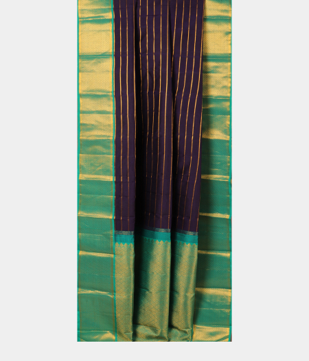 Blue Handwoven Kanjivaram Silk Saree T2797702