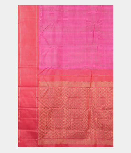 Pink Handwoven Kanjivaram Silk Saree T2855204