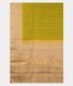 Yellowish Green Handwoven Kanjivaram Silk Saree T2838784