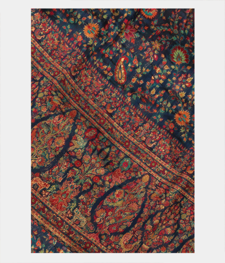 Blue Cashmere Kani Silk Saree T285169-image