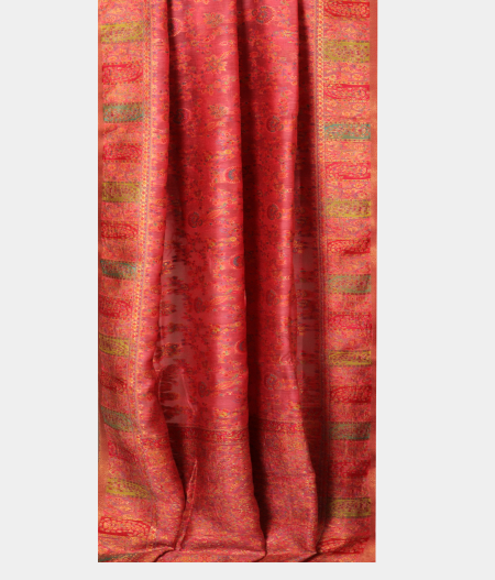 Pink Cashmere Kani Silk Dupatta T2866122