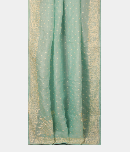 Blue Silk Kota Embroidery Saree T2872852