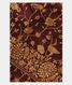 Deep Brown  Kora Organza Embroidery Saree T2727681