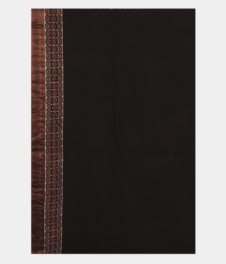 Beige Ajrakh Cotton Saree T2904163