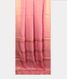 Pink Handwoven Linen Saree T2461222