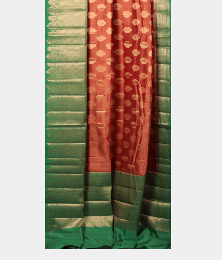 Rust Chaniya Silk Saree T2931722