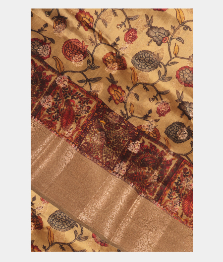 Beige Chaniya Silk Saree T293083-image