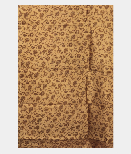 Beige Chaniya Silk Saree T2930833