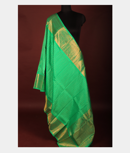 Bluish Green Kanjivaram Silk Dupatta T288514-image
