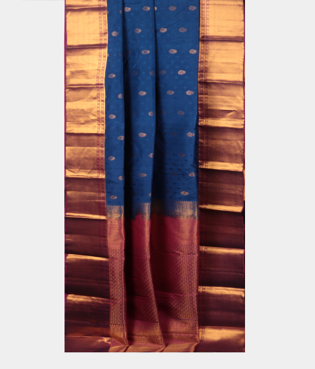 Blue Soft Silk Saree T2281972