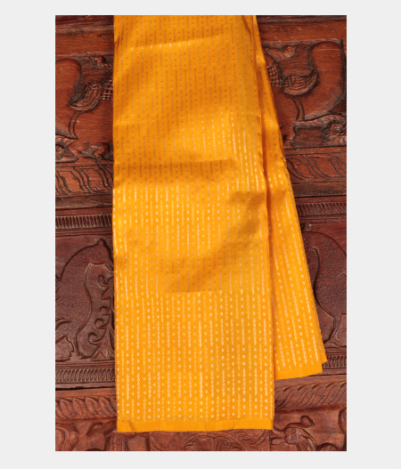 Yellow Handwoven Kanjivaram Silk Saree T294027-image
