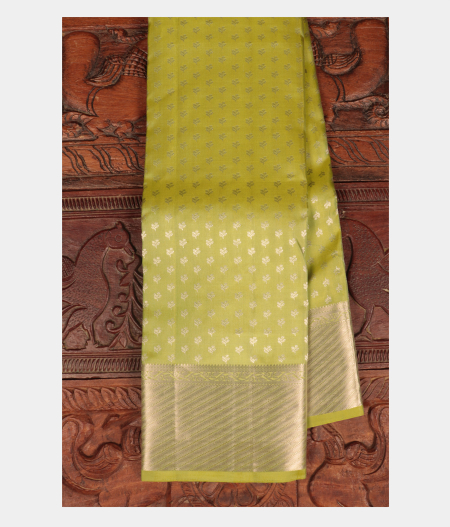 Green Handwoven Kanjivaram Silk Saree T275359-image