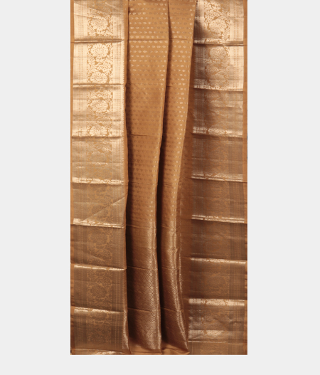 Beige Handwoven Kanjivaram Silk SareeT2758272