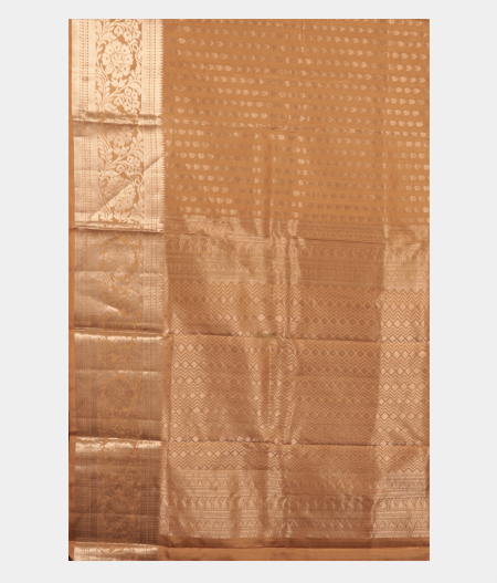 Beige Handwoven Kanjivaram Silk SareeT2758274