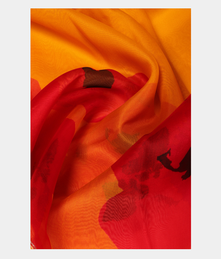 Yellow Kora Organza Printed Saree T2931694