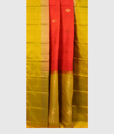 Orange Soft Silk Saree T2923862