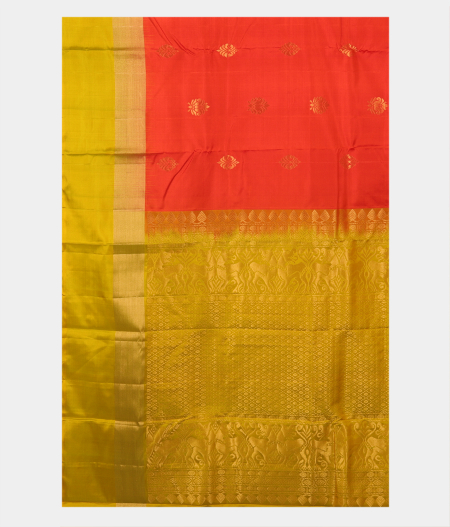 Orange Soft Silk Saree T2923864