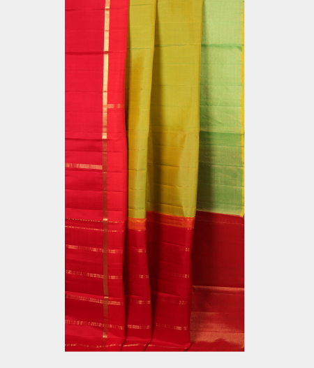 Yellowish Green Soft Silk Saree T2946822