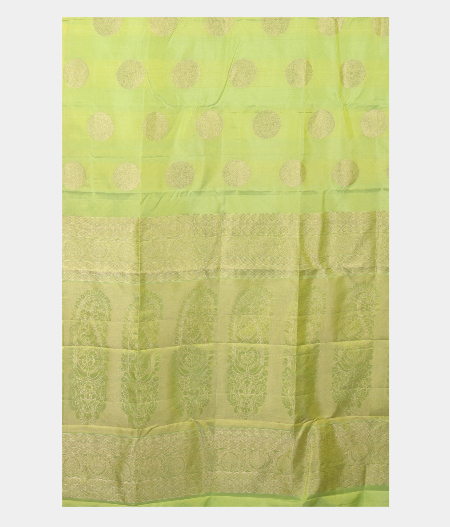 Light Green  Handwoven Kanjivaram Silk Saree T2940544