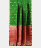 Green Woven Raw Silk Saree T2775722