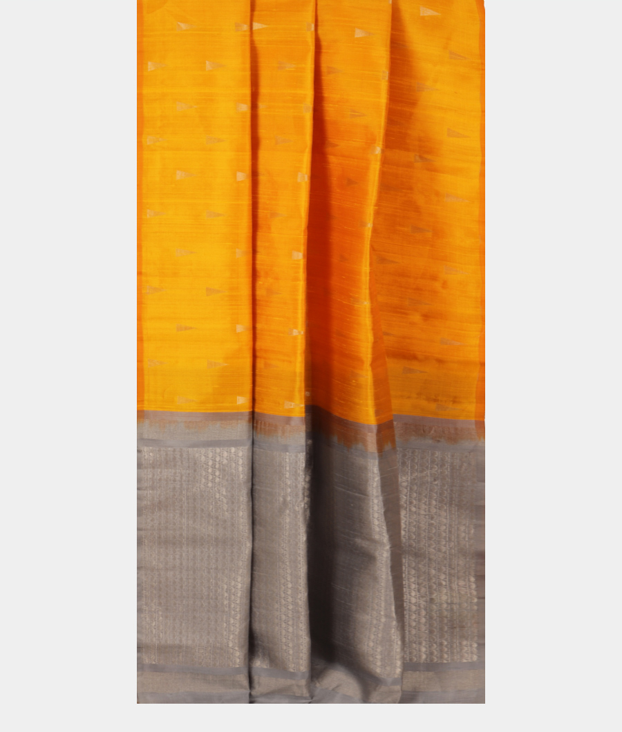 Yellow Woven Raw Silk Saree T2824042