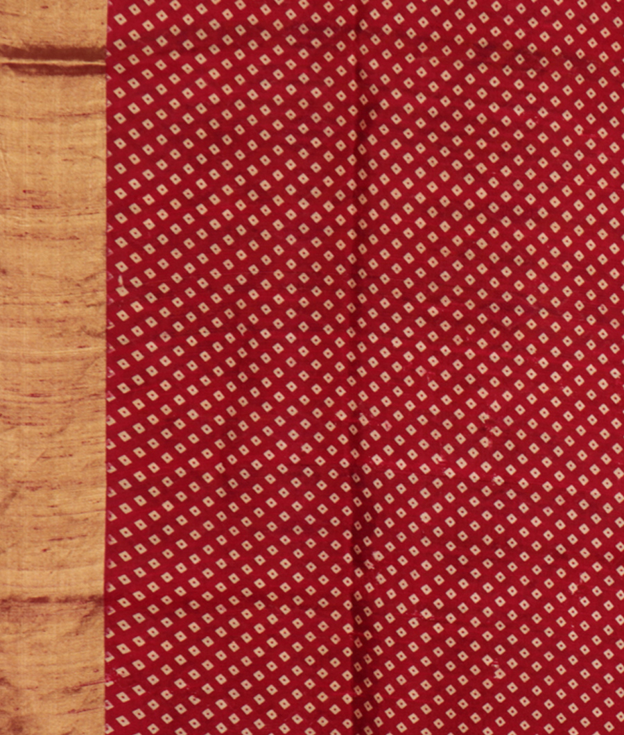 Mustard Yellow Printed Raw Silk Saree T2817123