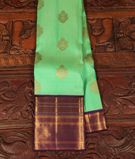 Green Handwoven Kanjivaram Silk Saree T2957491