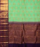 Green Handwoven Kanjivaram Silk Saree T2957494
