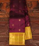Purple Handwoven Kanjivaram Silk Saree T2957471