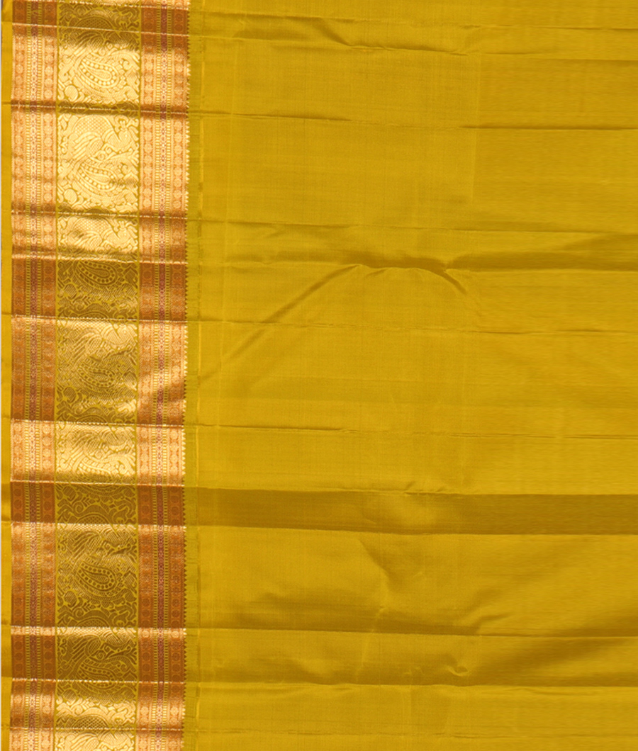 Purple Handwoven Kanjivaram Silk Saree T2957473