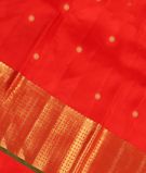 Red Handwoven Kanjivaram Silk Saree T2386001